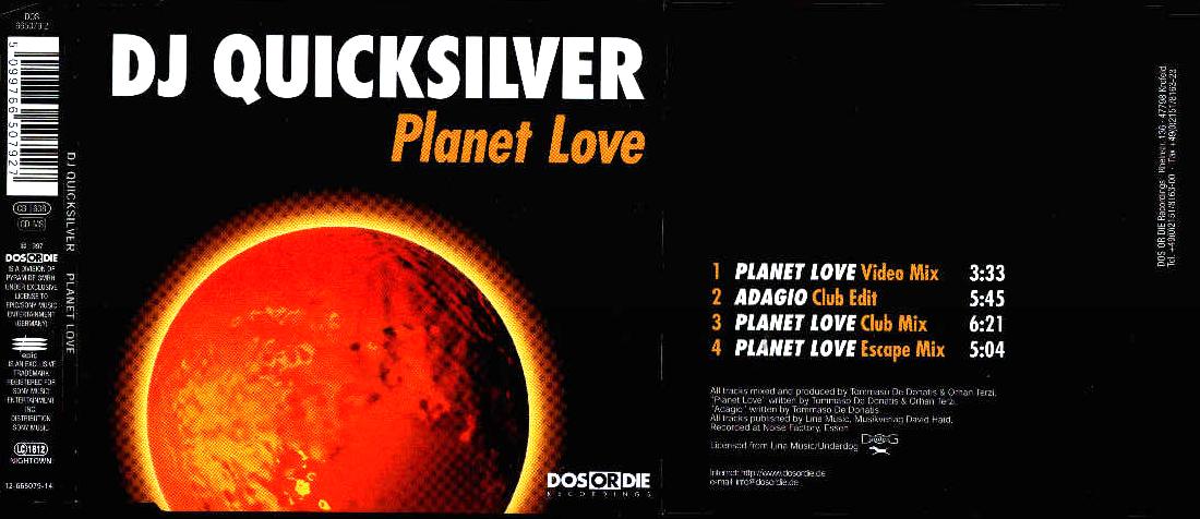 Dj Quicksilver - Planet Love