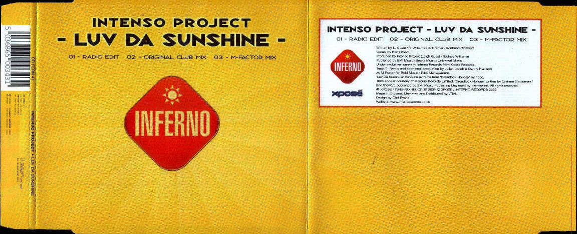 Intenso Project - Luv Da Sunshine Album