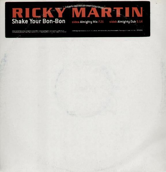 Ricky Martin - Shake Your Bon Bon Record