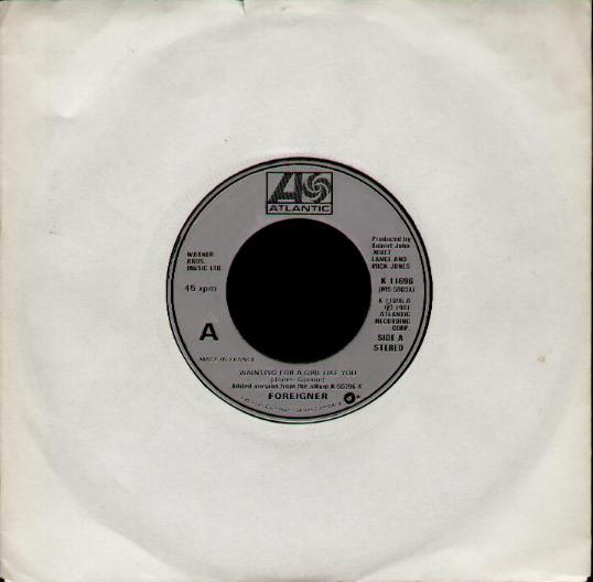 Foreigner - Waiting For A Girl Like You Record