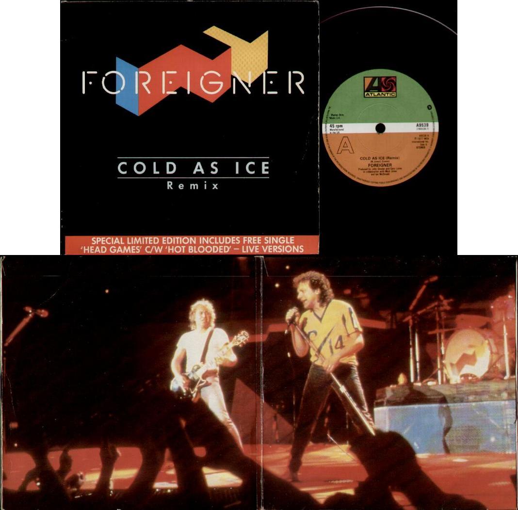 Foreigner - Cold As Ice Album