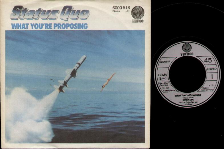Status Quo - What You're Proposing Album
