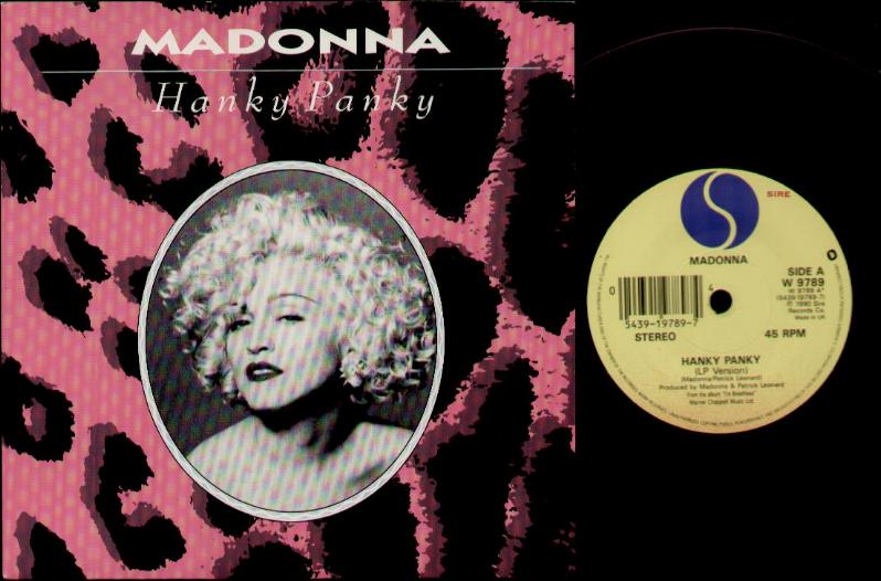 Madonna - Hanky Panky Record