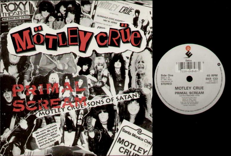 Motley Crue - Primal Scream Record