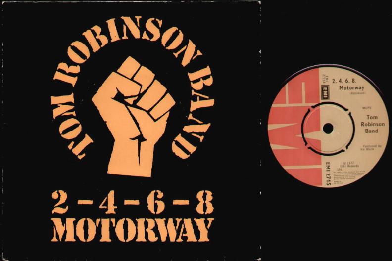 TOM ROBINSON BAND - 2 4 6 8 MOTORWAY - 45T (SP 2 titres)