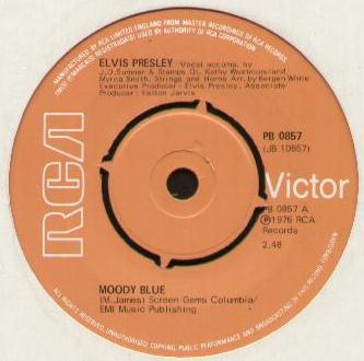 Elvis Presley - Moody Blue LP
