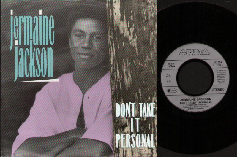 Jermaine Jackson - Don't Take It Personal Vinyl