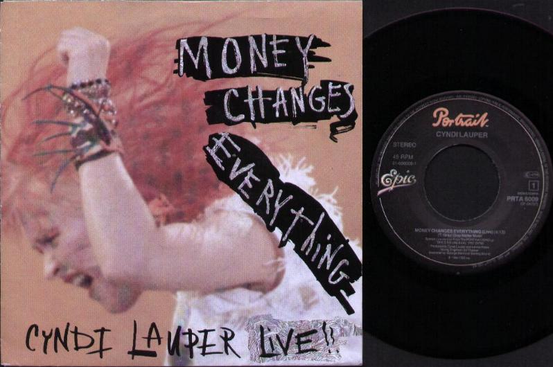 Cyndi Lauper - Money Changes Everything-live