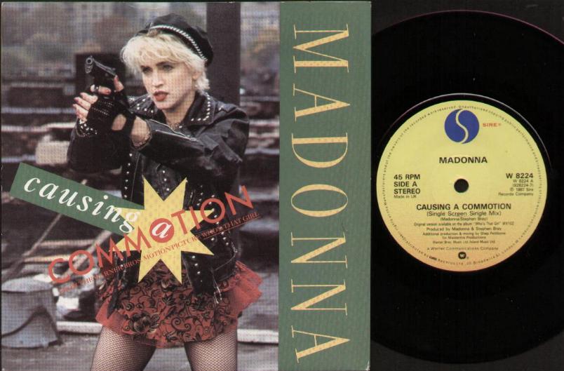 Madonna - Causing A Commotion Record