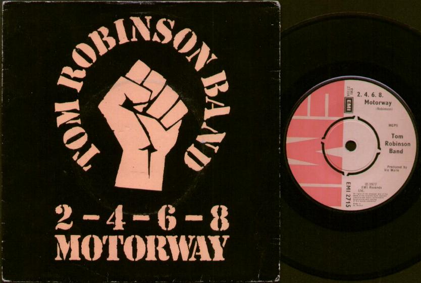 TOM ROBINSON BAND - 2 4 6 8 MOTORWAY - 45T (SP 2 titres)