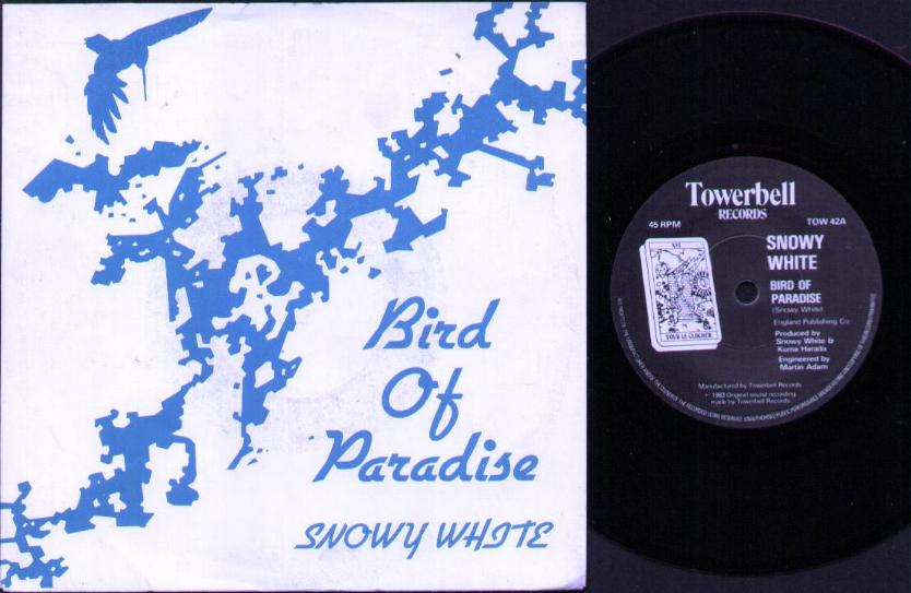 SNOWY WHITE - BIRD OF PARADISE - 45T (SP 2 titres)