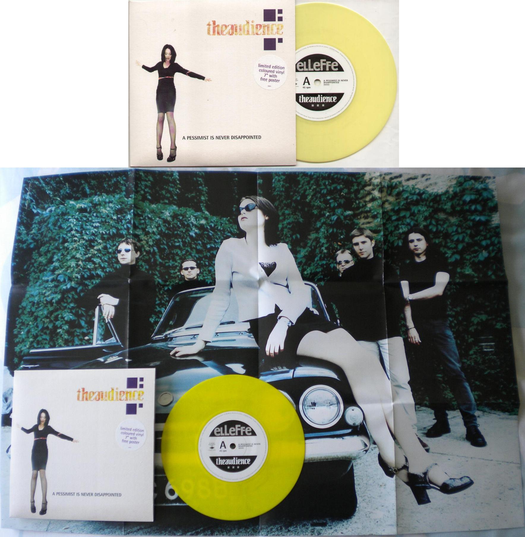 AUDIENCE-SOPHIE ELLIS BEXTOR - A PESSIMIST IS NEVER DISAPPOINTED - 45T (SP 2 titres)