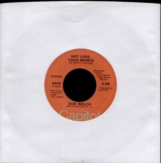 Bob Welch - Hot Love Cold World