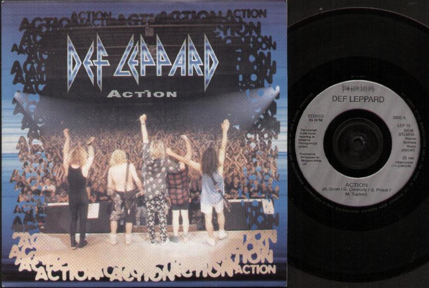 DEF LEPPARD - ACTION - 45T (SP 2 titres)