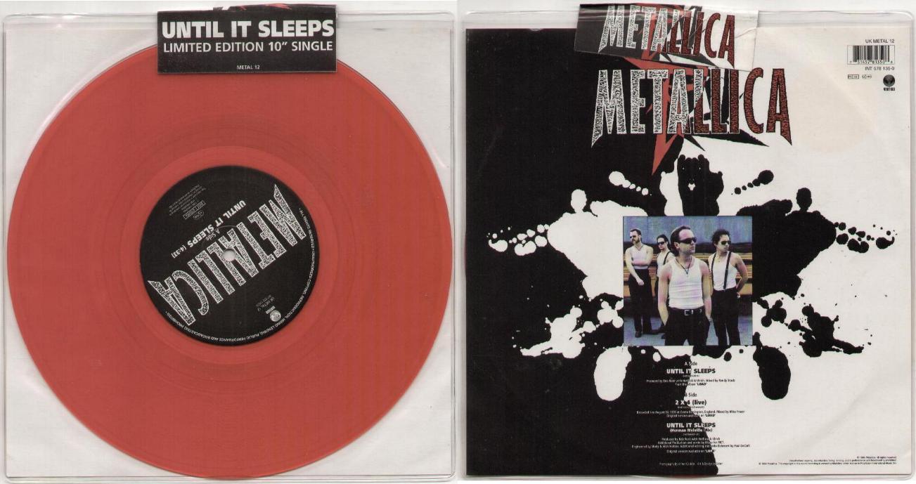 METALLICA - UNTIL IT SLEEPS - 25 cm