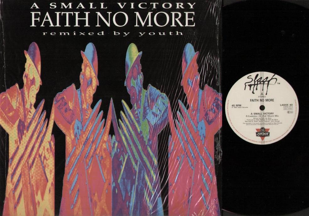 FAITH NO MORE - A SMALL VICTORY - Maxi 45T