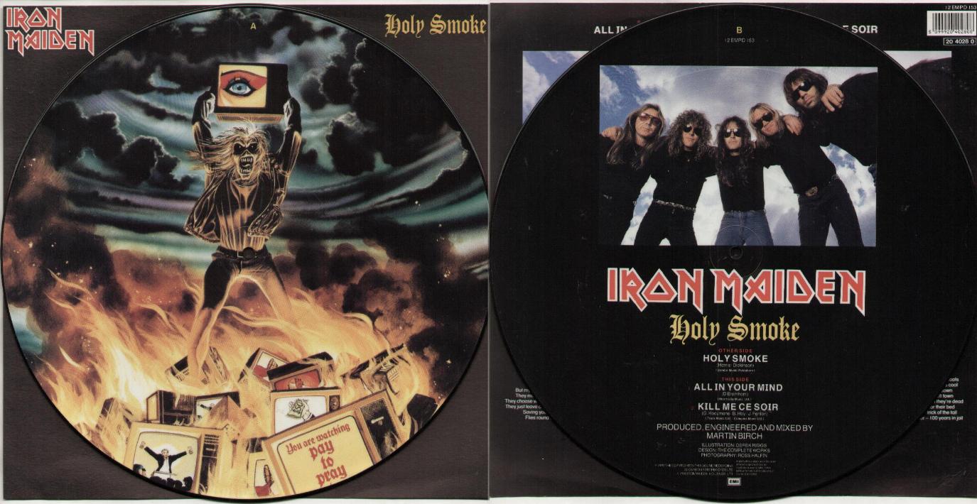 Iron Maiden Holy Smoke Records, LPs, Vinyl and CDs MusicStack