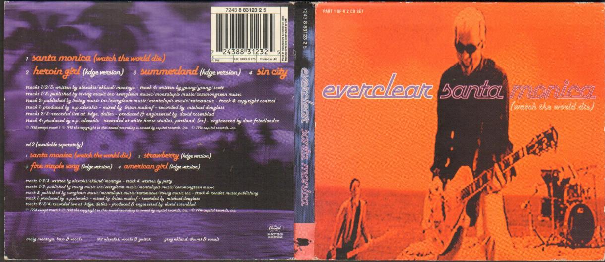 Everclear Santa Monica Records, LPs, Vinyl and CDs MusicStack