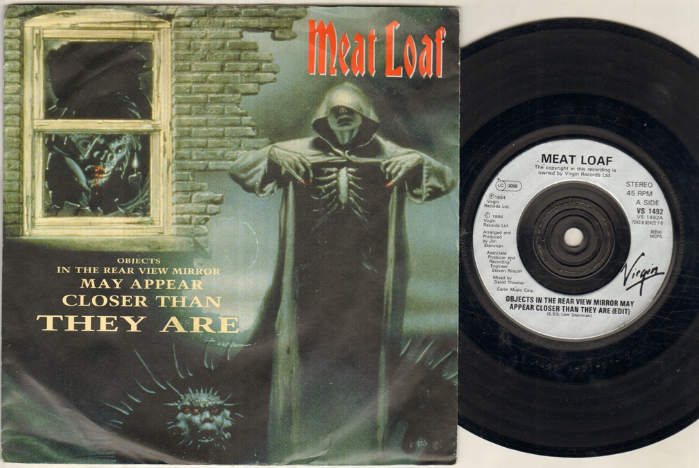 Meat Loaf Objects In The Rear View Mirror May Appear Closer Than They Are Records, LPs, Vinyl