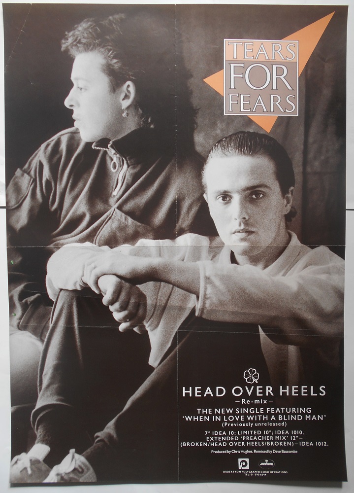 TEARS FOR FEARS Head Over Heels Rare Original Official UK Record