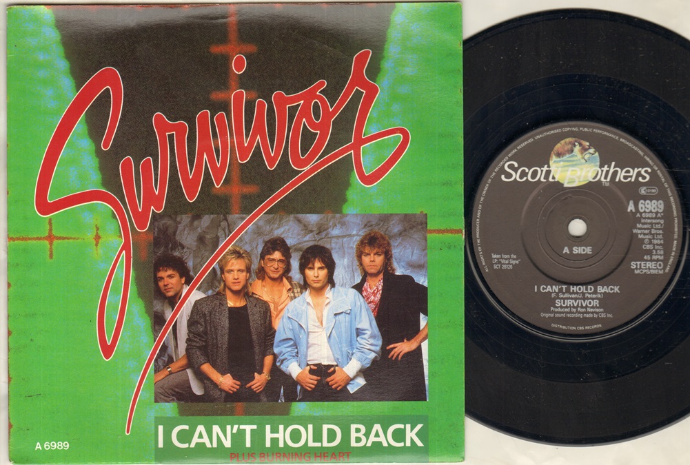 Survivor I Can�t Hold Back Records, LPs, Vinyl and CDs