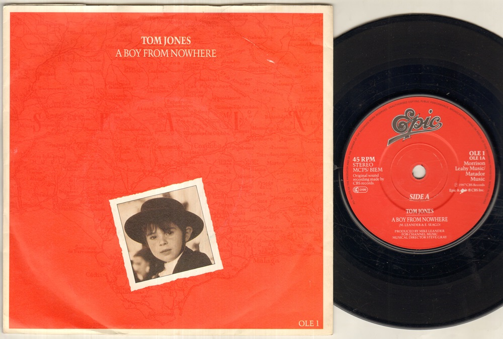Tom Jones A Boy From Nowhere Records, LPs, Vinyl and CDs MusicStack
